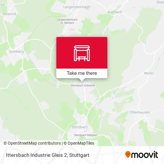 Карта Ittersbach Industrie Gleis 2