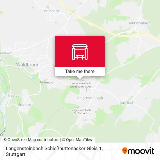 Карта Langensteinbach Schießhüttenäcker Gleis 1