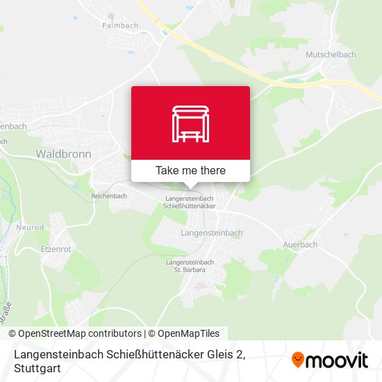 Langensteinbach Schießhüttenäcker Gleis 2 map