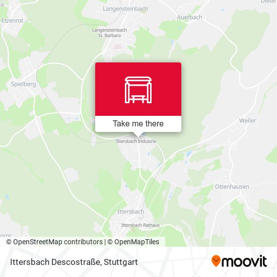 Ittersbach Descostraße map
