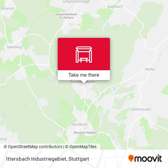 Карта Ittersbach Industriegebiet