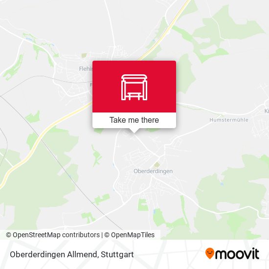 Карта Oberderdingen Allmend