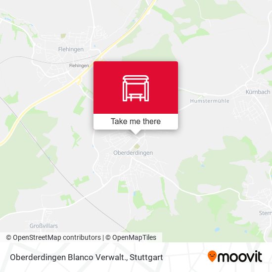 Oberderdingen Blanco Verwalt. map