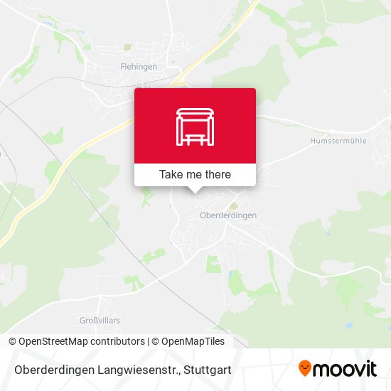 Oberderdingen Langwiesenstr. map