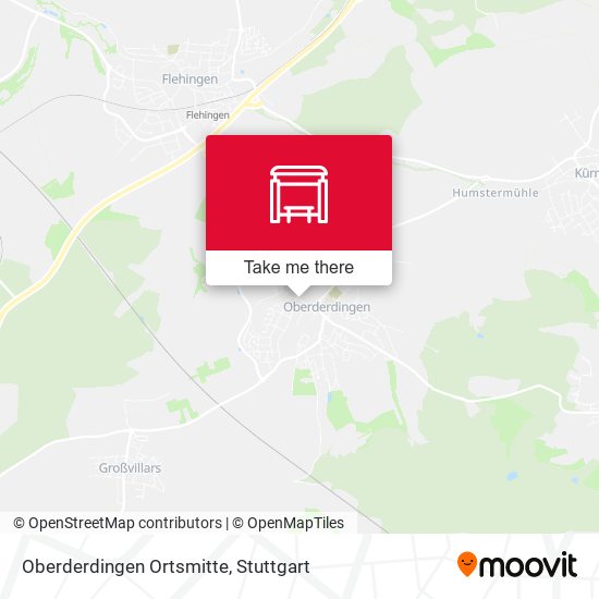 Карта Oberderdingen Ortsmitte