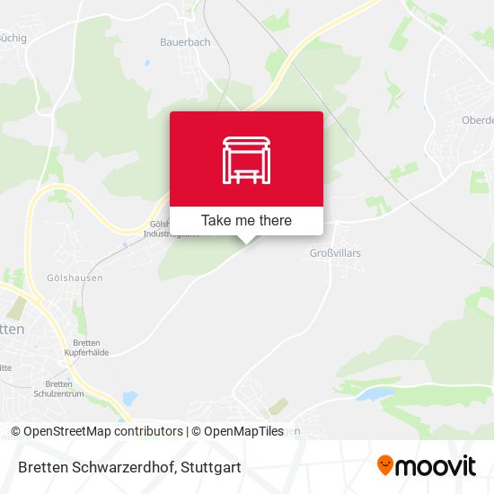 Bretten Schwarzerdhof map