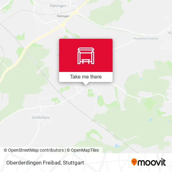 Карта Oberderdingen Freibad