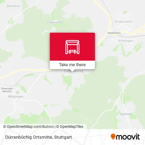 Карта Dürrenbüchig Ortsmitte