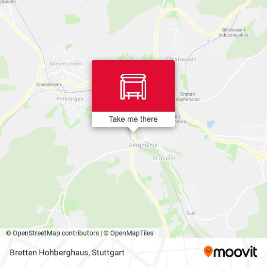 Bretten Hohberghaus map