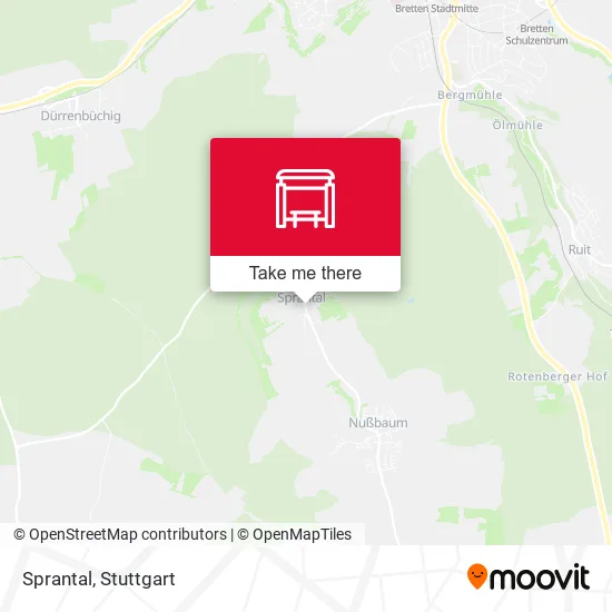 Карта Sprantal