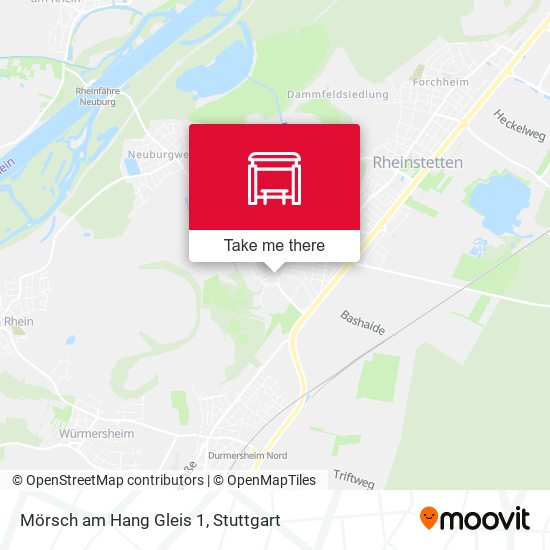 Карта Mörsch am Hang Gleis 1