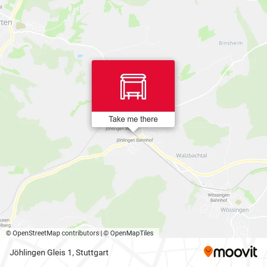 Карта Jöhlingen Gleis 1