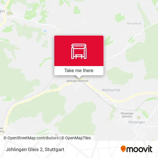 Карта Jöhlingen Gleis 2