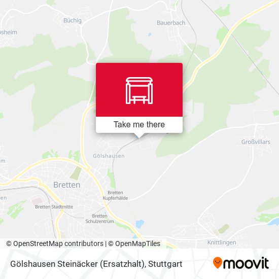 Gölshausen Steinäcker (Ersatzhalt) map