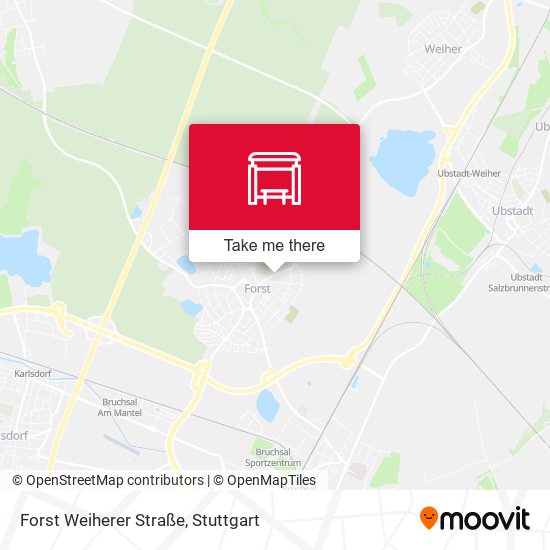 Карта Forst Weiherer Straße