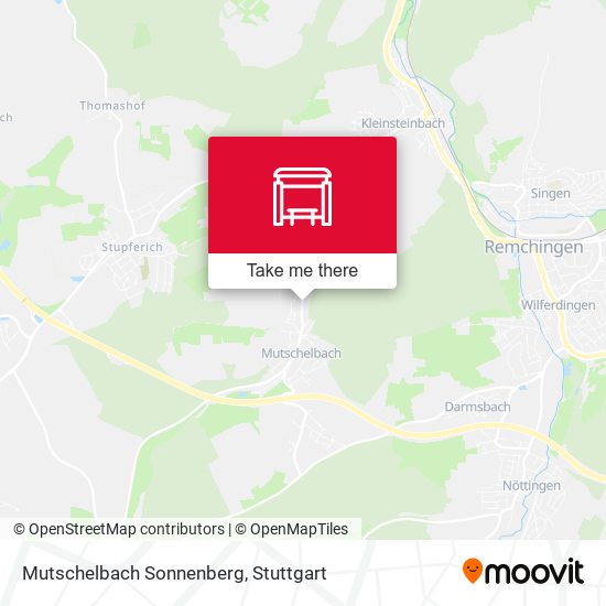 Mutschelbach Sonnenberg map
