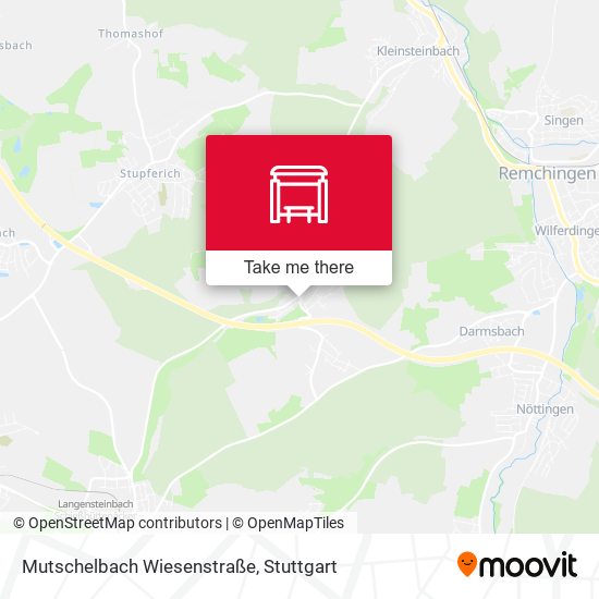 Mutschelbach Wiesenstraße map