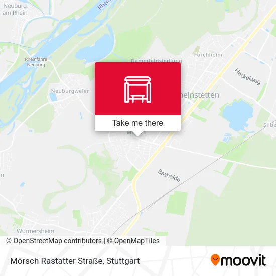 Карта Mörsch Rastatter Straße