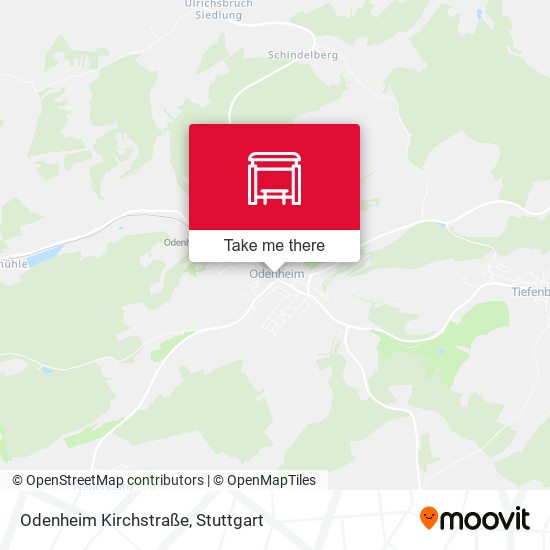 Odenheim Kirchstraße map