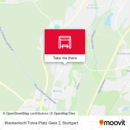 Карта Blankenloch Tolna-Platz Gleis 2