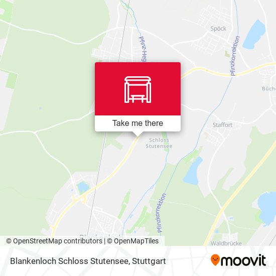 Карта Blankenloch Schloss Stutensee