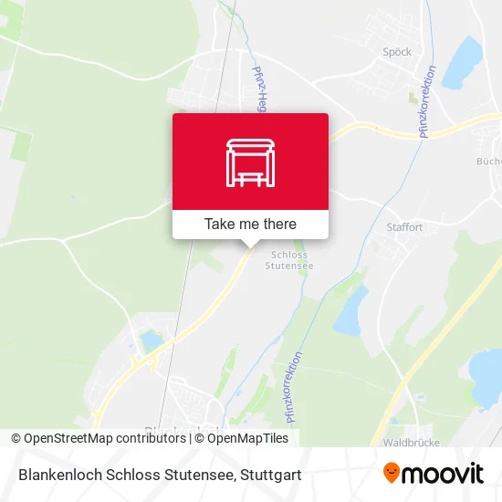 Карта Blankenloch Schloss Stutensee