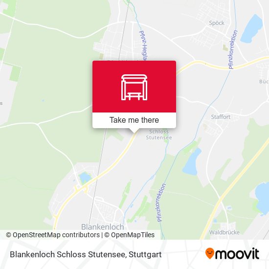 Карта Blankenloch Schloss Stutensee