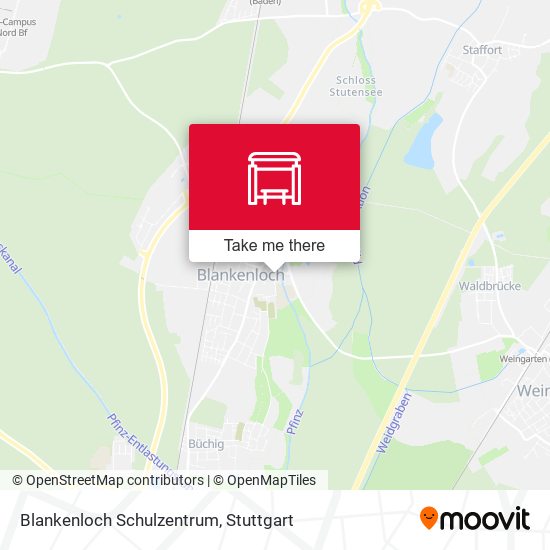 Карта Blankenloch Schulzentrum