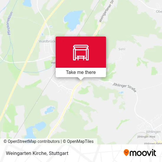 Weingarten Kirche map