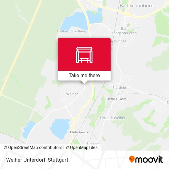 Weiher Unterdorf map