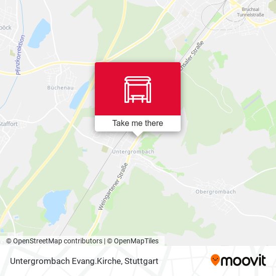 Untergrombach Evang.Kirche map