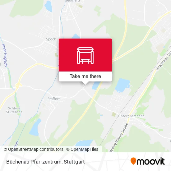Карта Büchenau Pfarrzentrum
