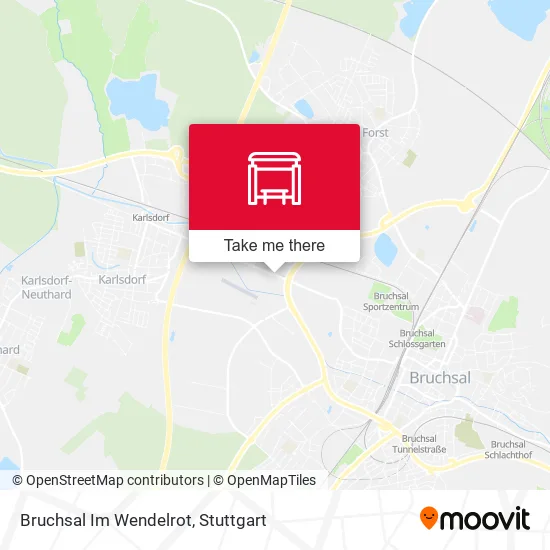 Карта Bruchsal Im Wendelrot