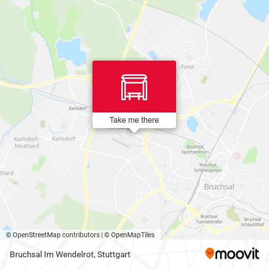 Карта Bruchsal Im Wendelrot