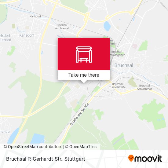 Карта Bruchsal P.-Gerhardt-Str.