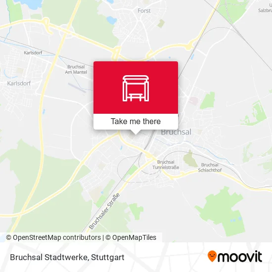 Карта Bruchsal Stadtwerke