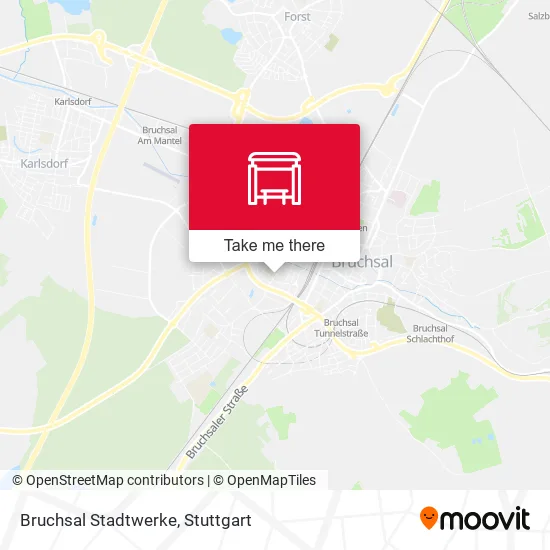Карта Bruchsal Stadtwerke