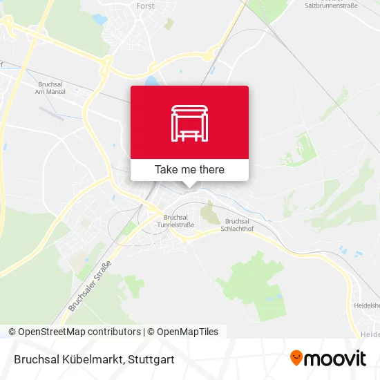 Карта Bruchsal Kübelmarkt