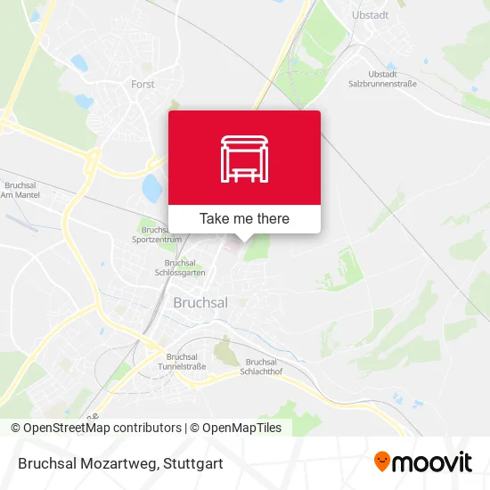 Карта Bruchsal Mozartweg