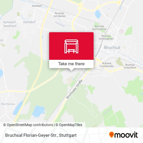 Карта Bruchsal Florian-Geyer-Str.