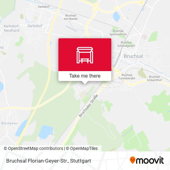 Bruchsal Florian-Geyer-Str. map