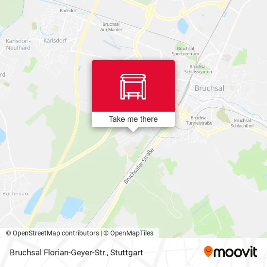 Карта Bruchsal Florian-Geyer-Str.