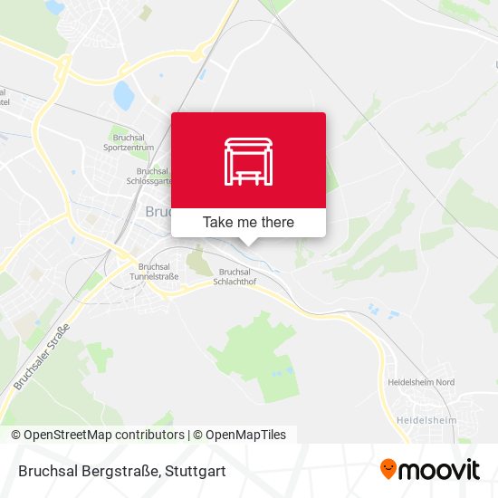 Карта Bruchsal Bergstraße