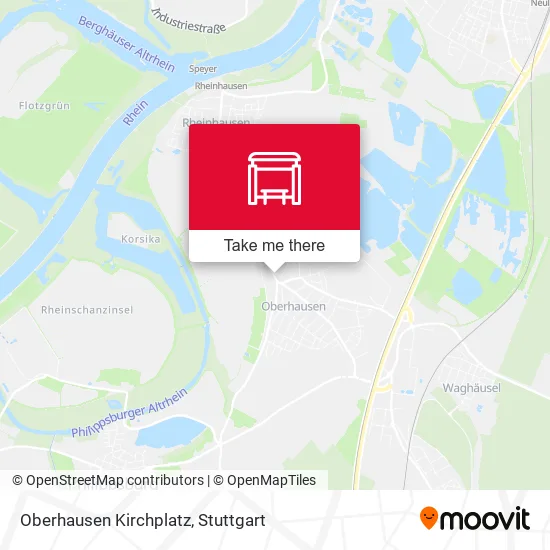 Карта Oberhausen Kirchplatz