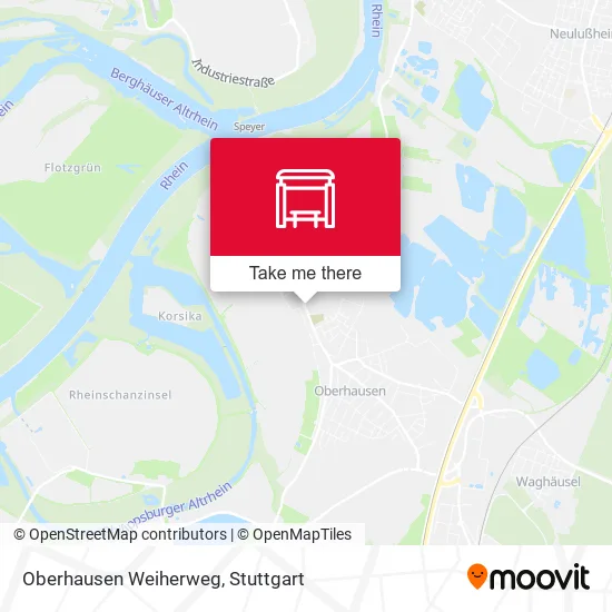 Карта Oberhausen Weiherweg