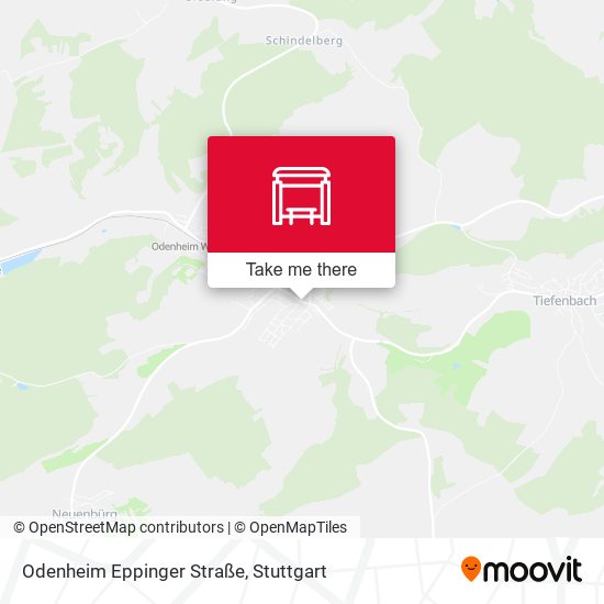 Карта Odenheim Eppinger Straße