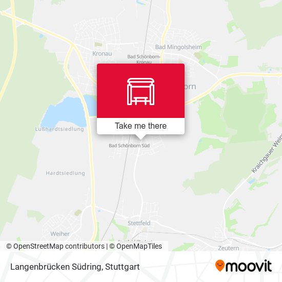 Langenbrücken Südring map