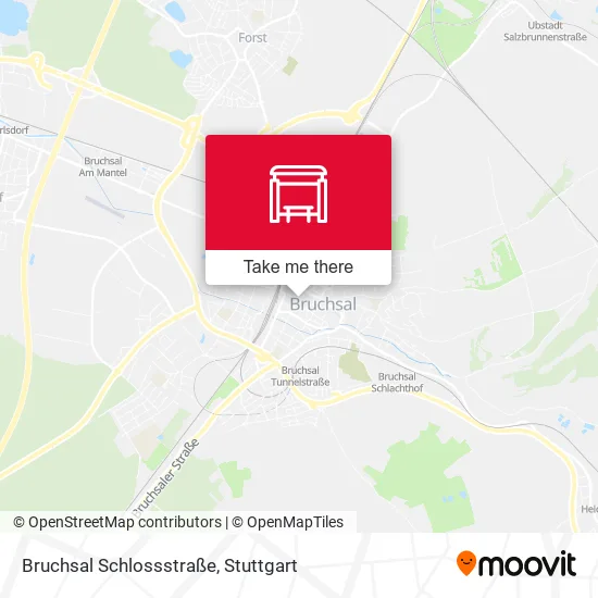 Карта Bruchsal Schlossstraße