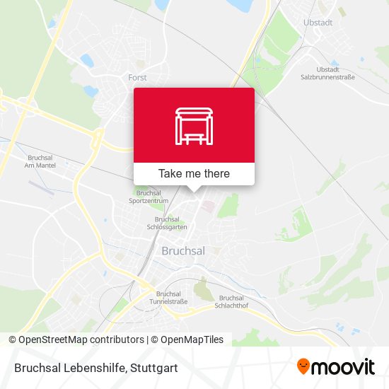 Карта Bruchsal Lebenshilfe