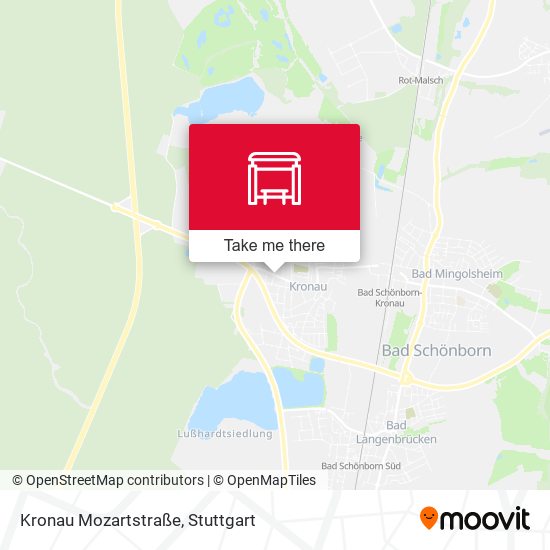 Kronau Mozartstraße map
